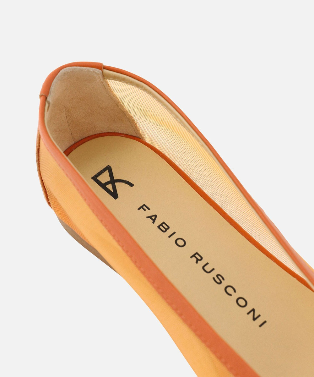buying 【FABIO RUSCONI(ファビオルスコーニ)】TULLE FLAT オレンジ (31)
