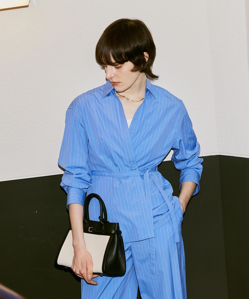 セットアップ対応可能】カシュクールシャツジャケット|allureville