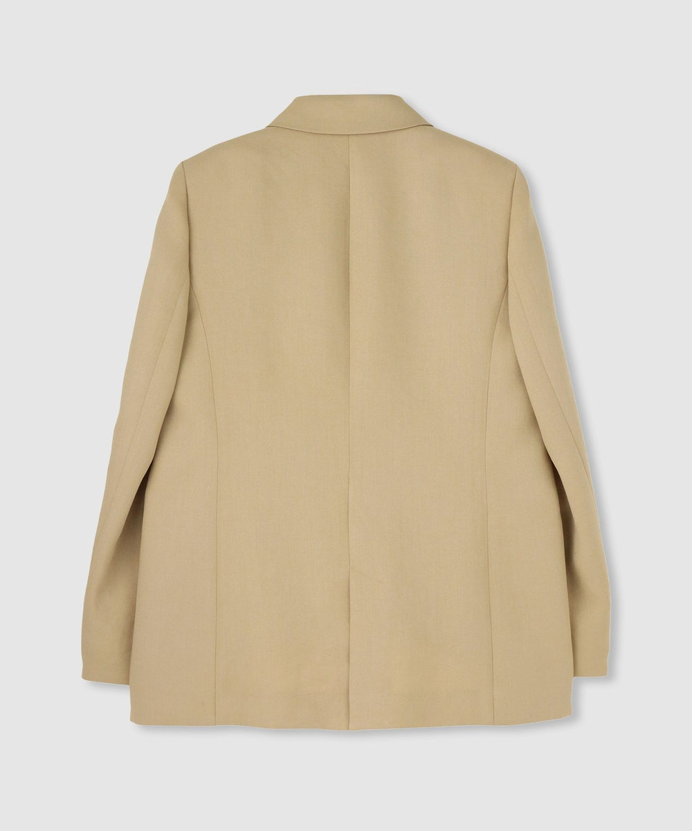 allureville マットクロスダブルジャケット ベージュ (11)