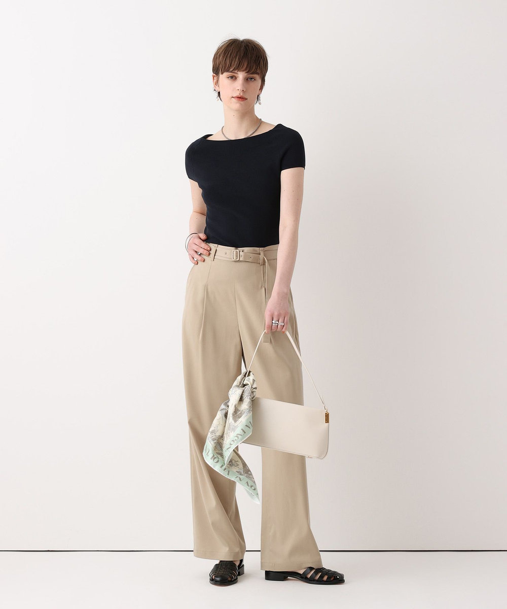 allureville 2WAY ネックショートスリーブプルオーバー ネイビー (65)