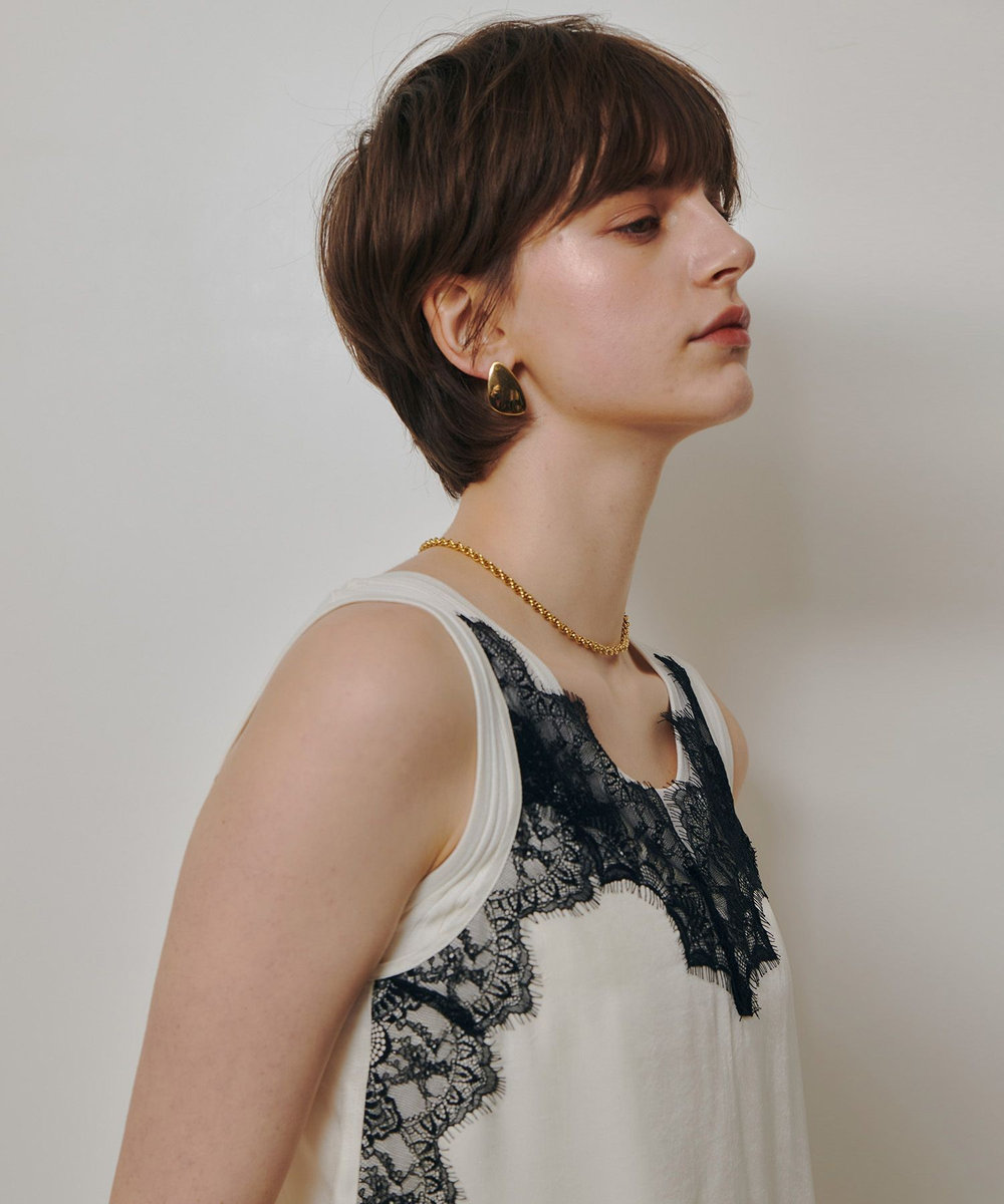 allureville レースキャミ オフホワイト (02)