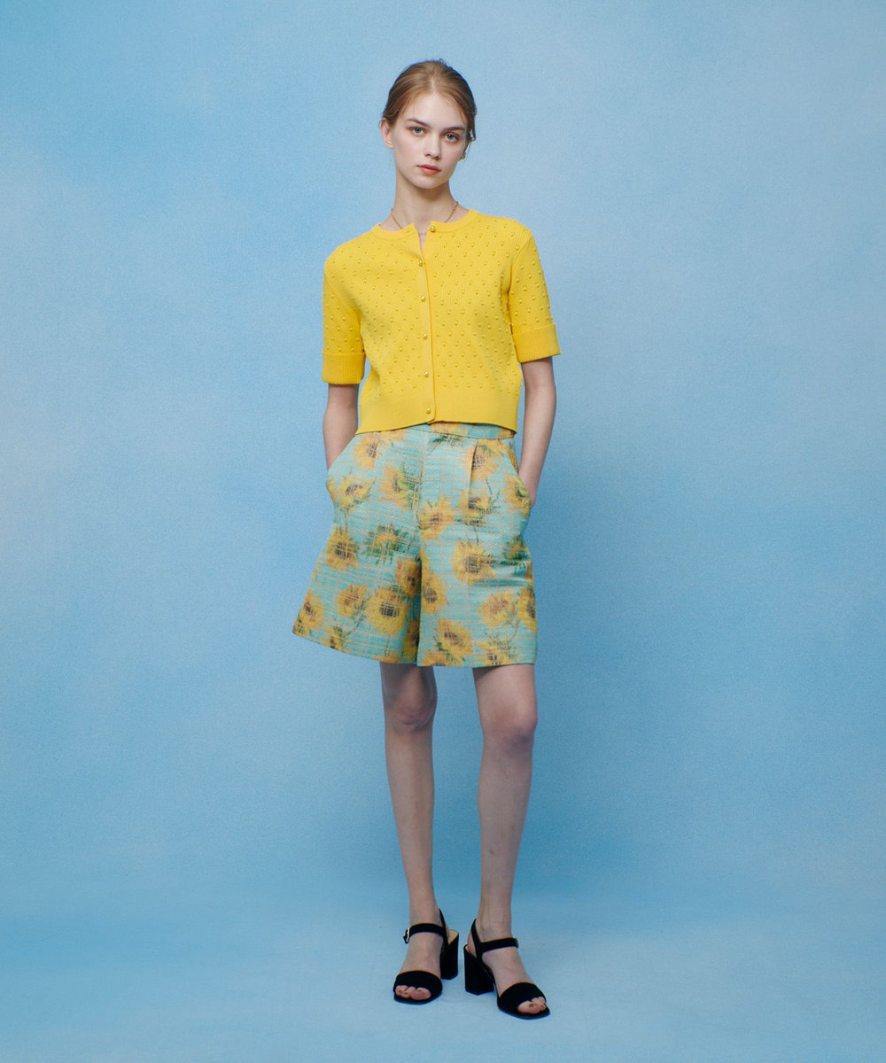LOULOU WILLOUGHBY 【LOULOU WILLOUGHBY】サンフラワーJQショートパンツ イエロー系 (26)