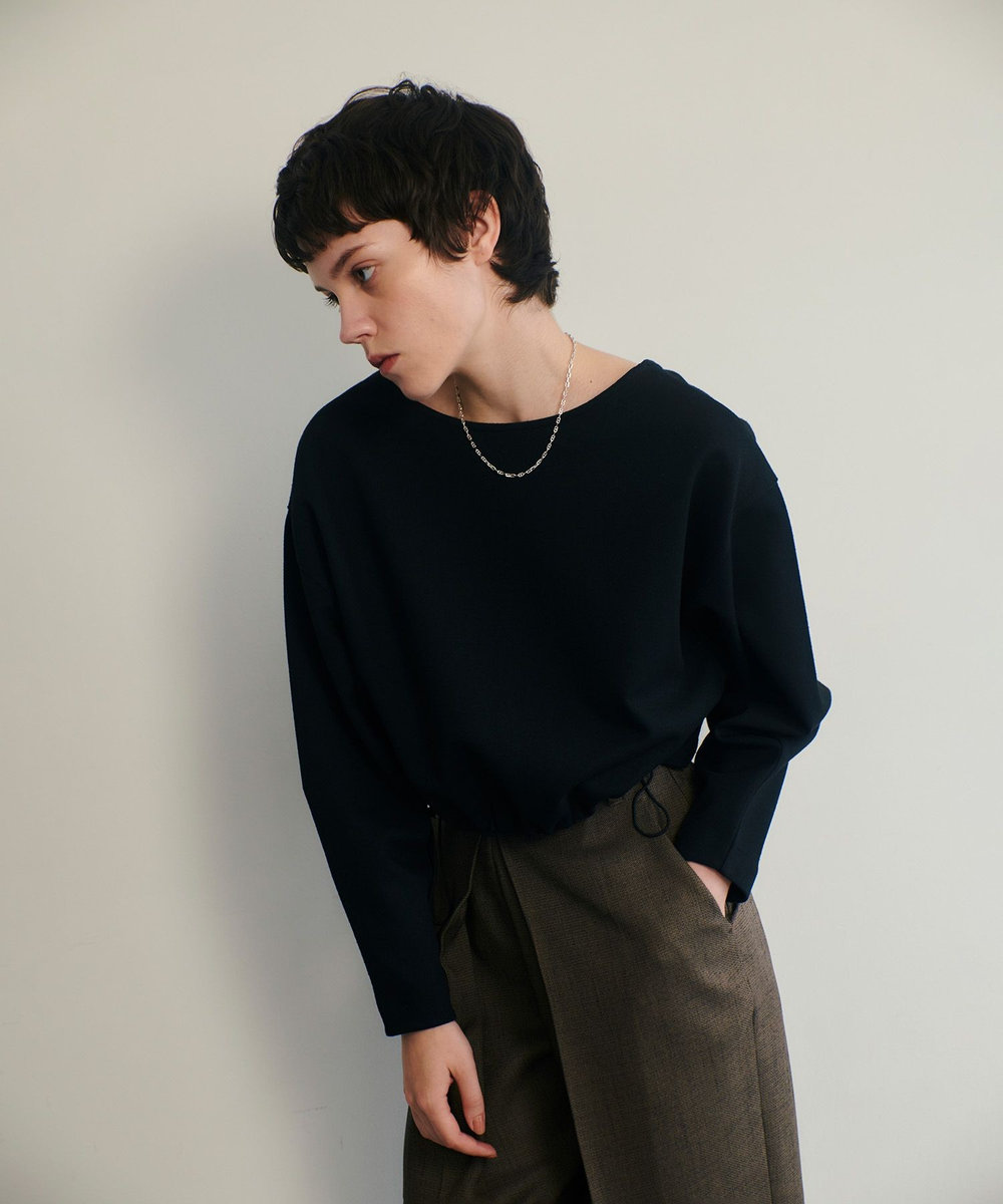 ブークレーダンボールクロップドプルオーバー|allureville OFFICIAL