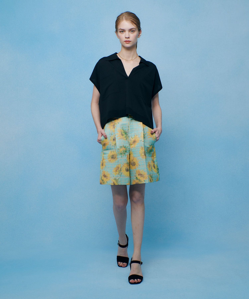 LOULOU WILLOUGHBY 【LOULOU WILLOUGHBY】サンフラワーJQショートパンツ イエロー系 (26)