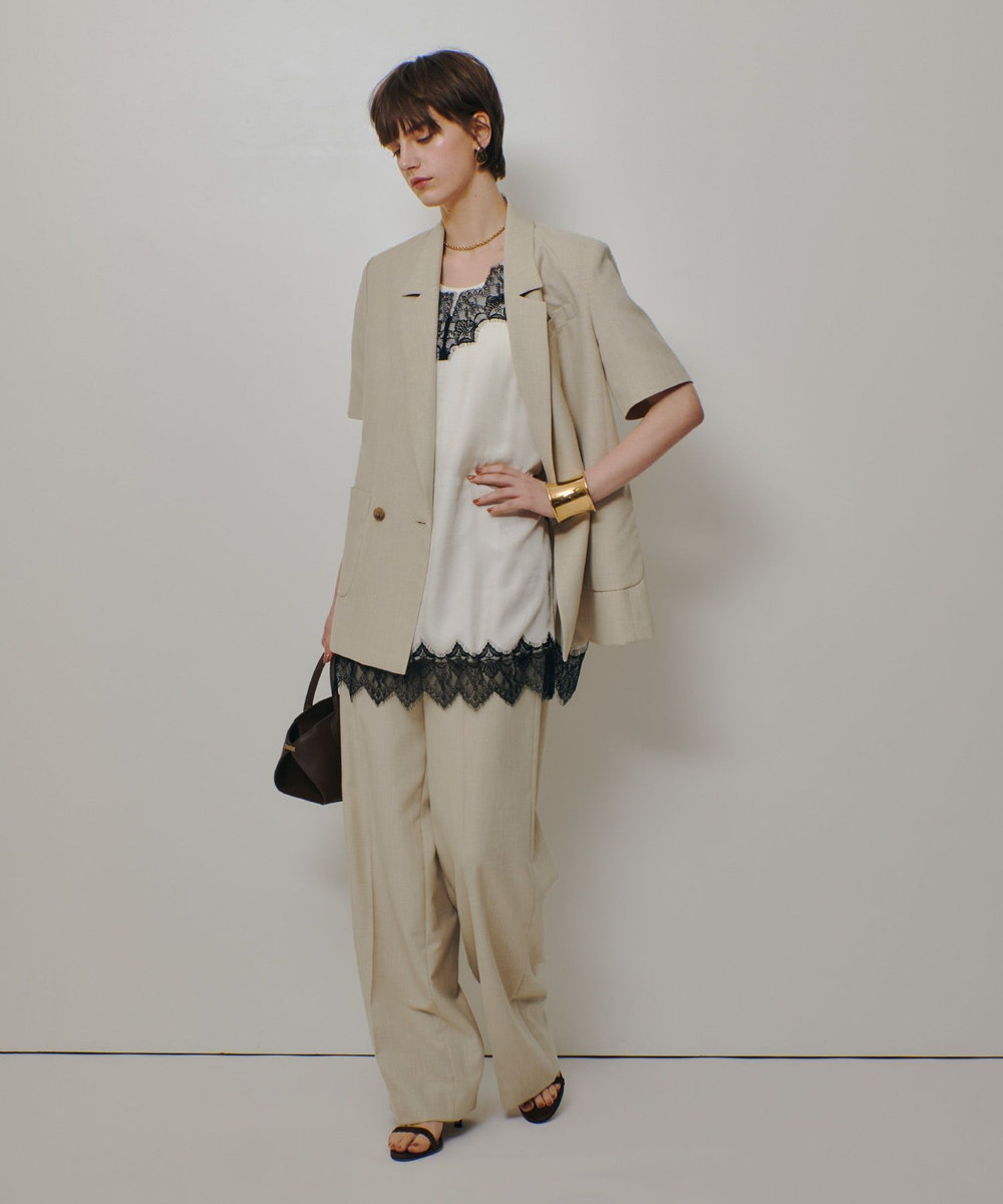 allureville レースキャミ オフホワイト (02)