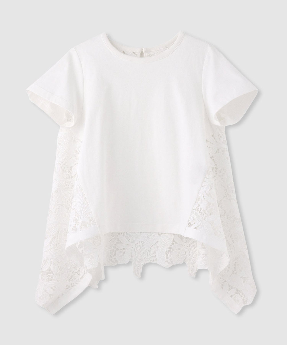 レースドッキングロングTシャツ|allureville OFFICIAL SITE / ONLINE