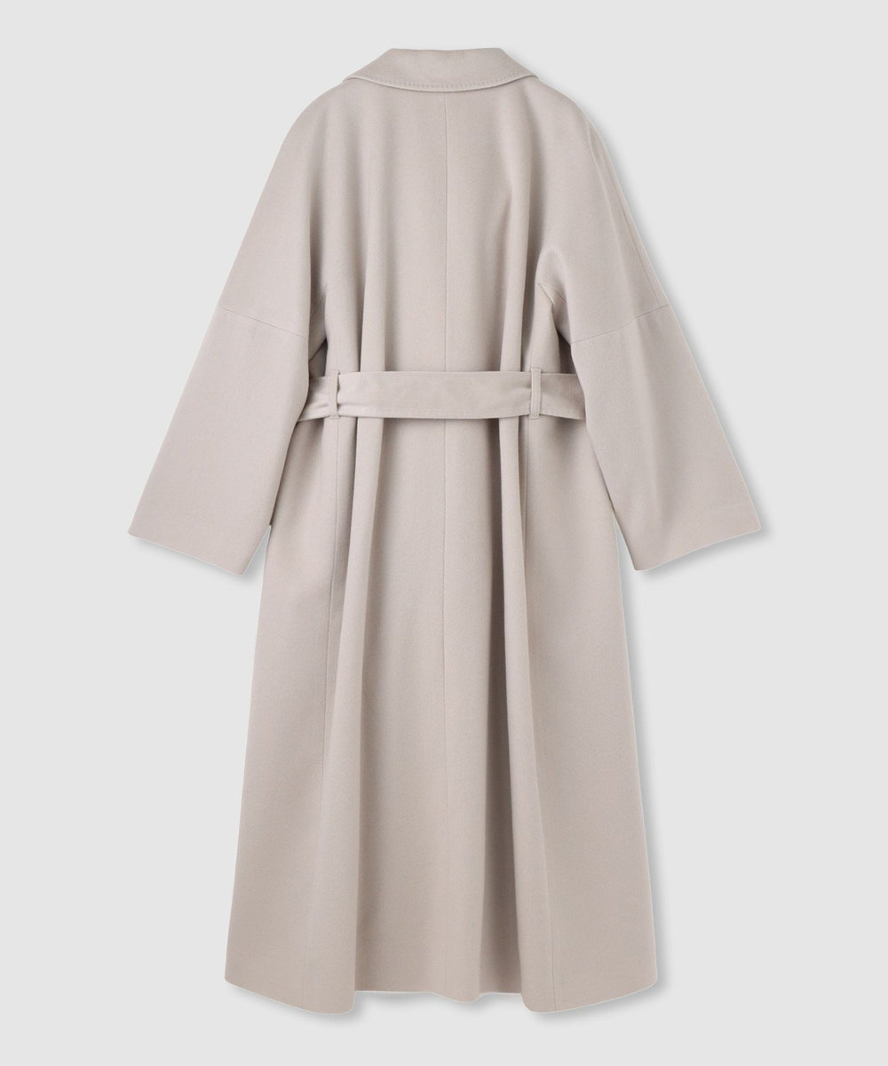 allureville WEB限定 カシミヤビーバーコート ピンクベージュ (13)