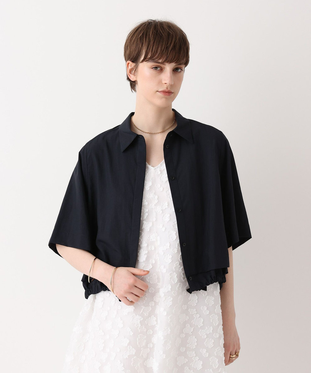 【新品タグ付】allureville アルアバイル シャツ ブラック M 黒 シャツカラーブルゾン|allureville OFFICIAL SITE / ONLINE SHOP