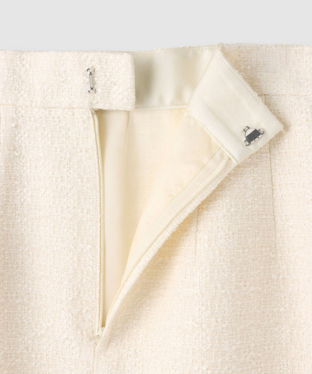 allureville ニュアンスタイトツィードスカート アイボリー (04)