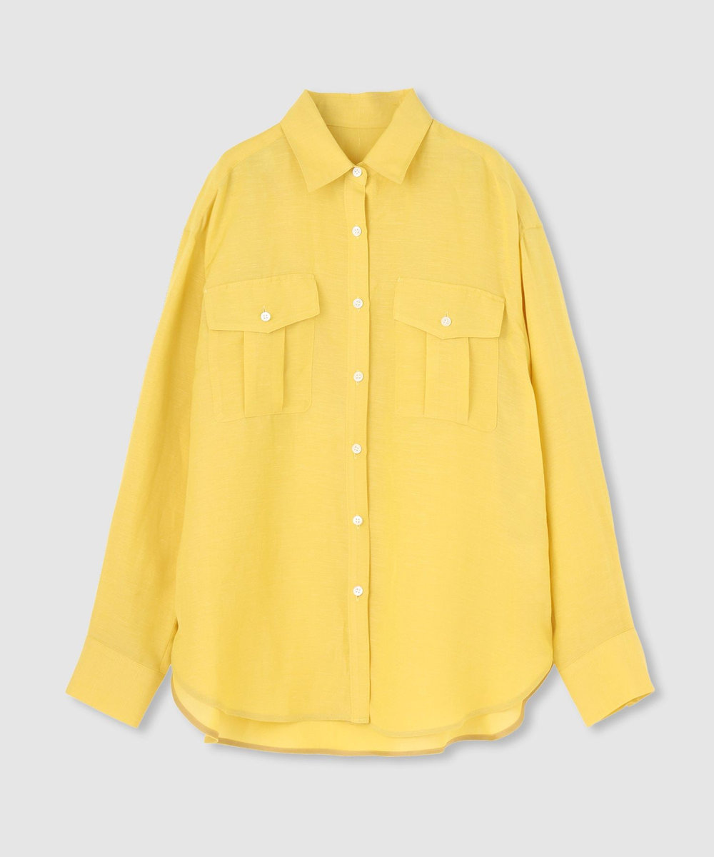 シアーリネンサファリシャツ|allureville OFFICIAL SITE / ONLINE SHOP