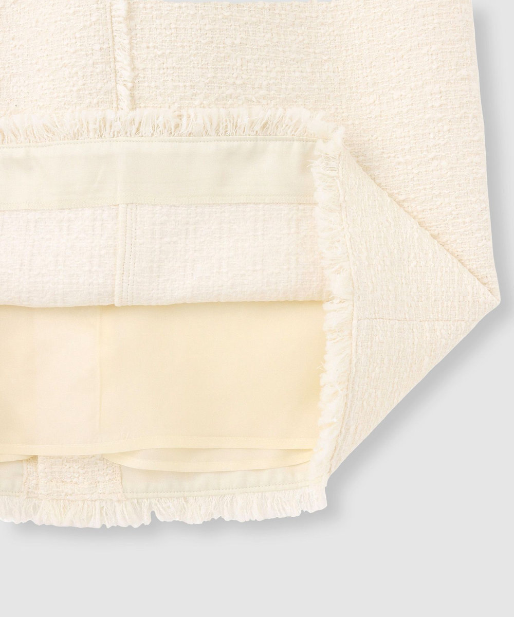 allureville ニュアンスタイトツィードスカート アイボリー (04)