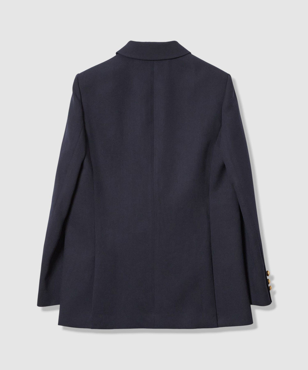 allureville マットクロスダブルジャケット ネイビー (65)