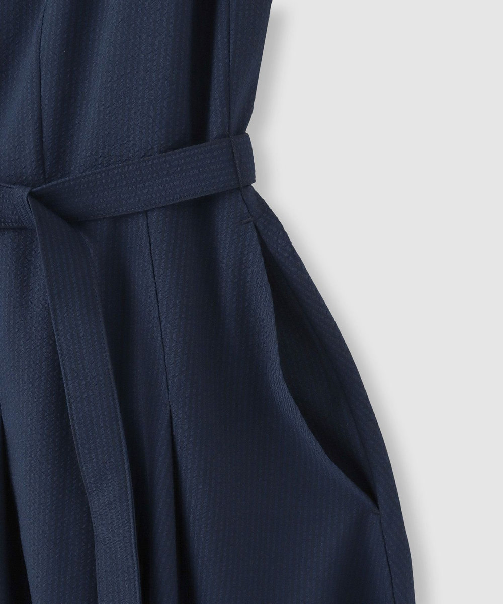 allureville サッカーストライプノースリワンピース ネイビー (65)