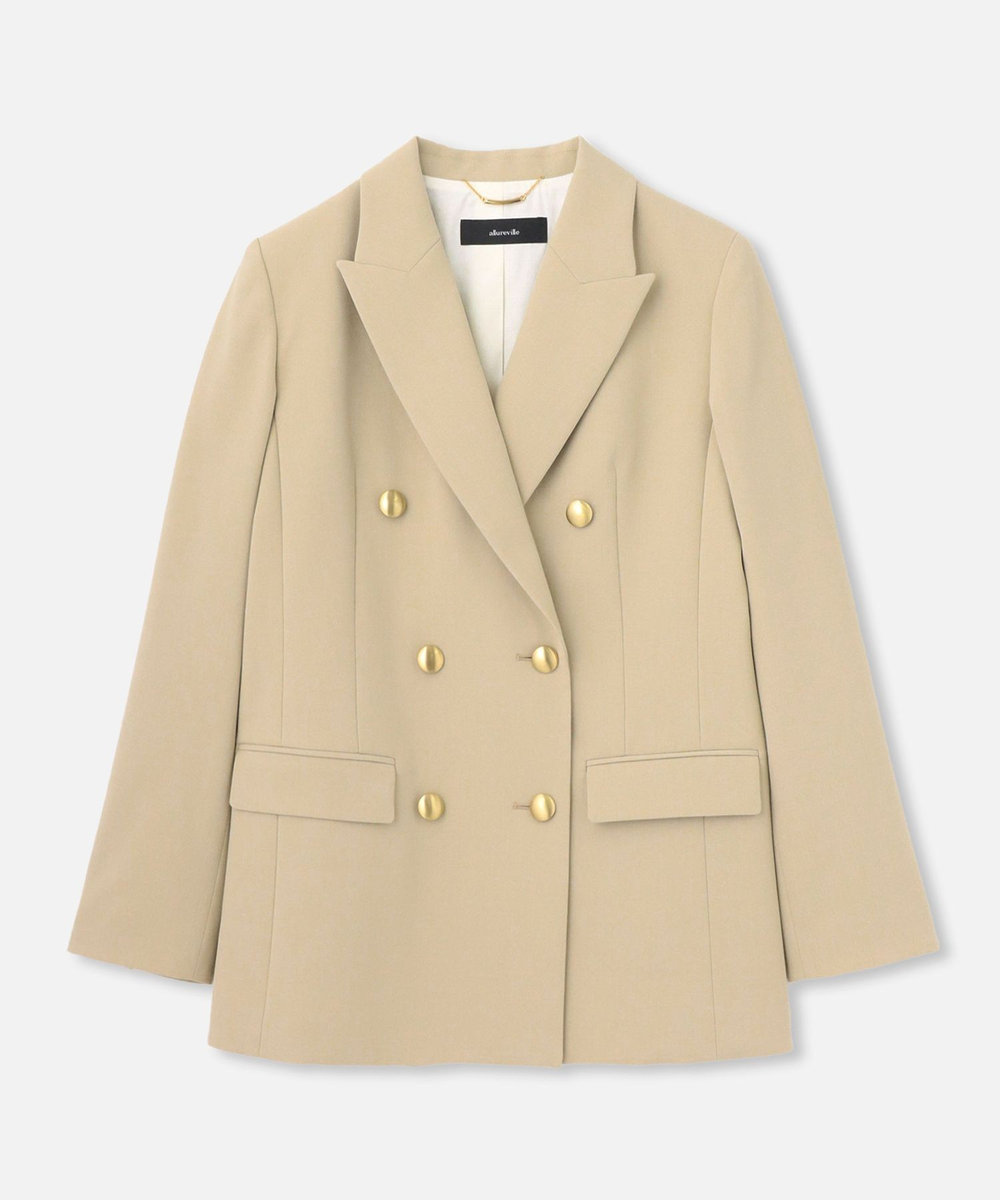 リオペルダブルブレスト6釦ジャケット|allureville OFFICIAL SITE