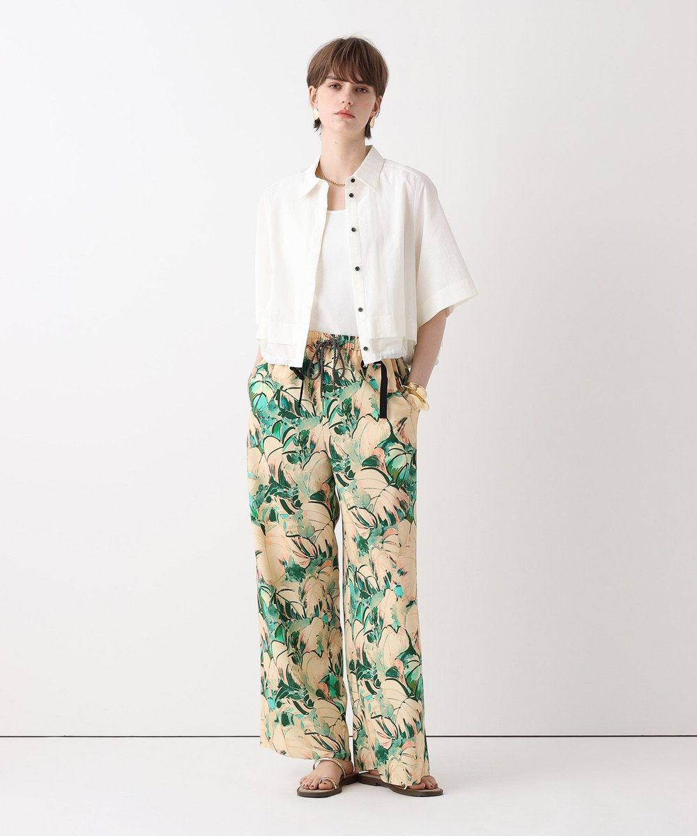 allureville 【ATELIER Line】シャツカラーブルゾン ホワイト (01)