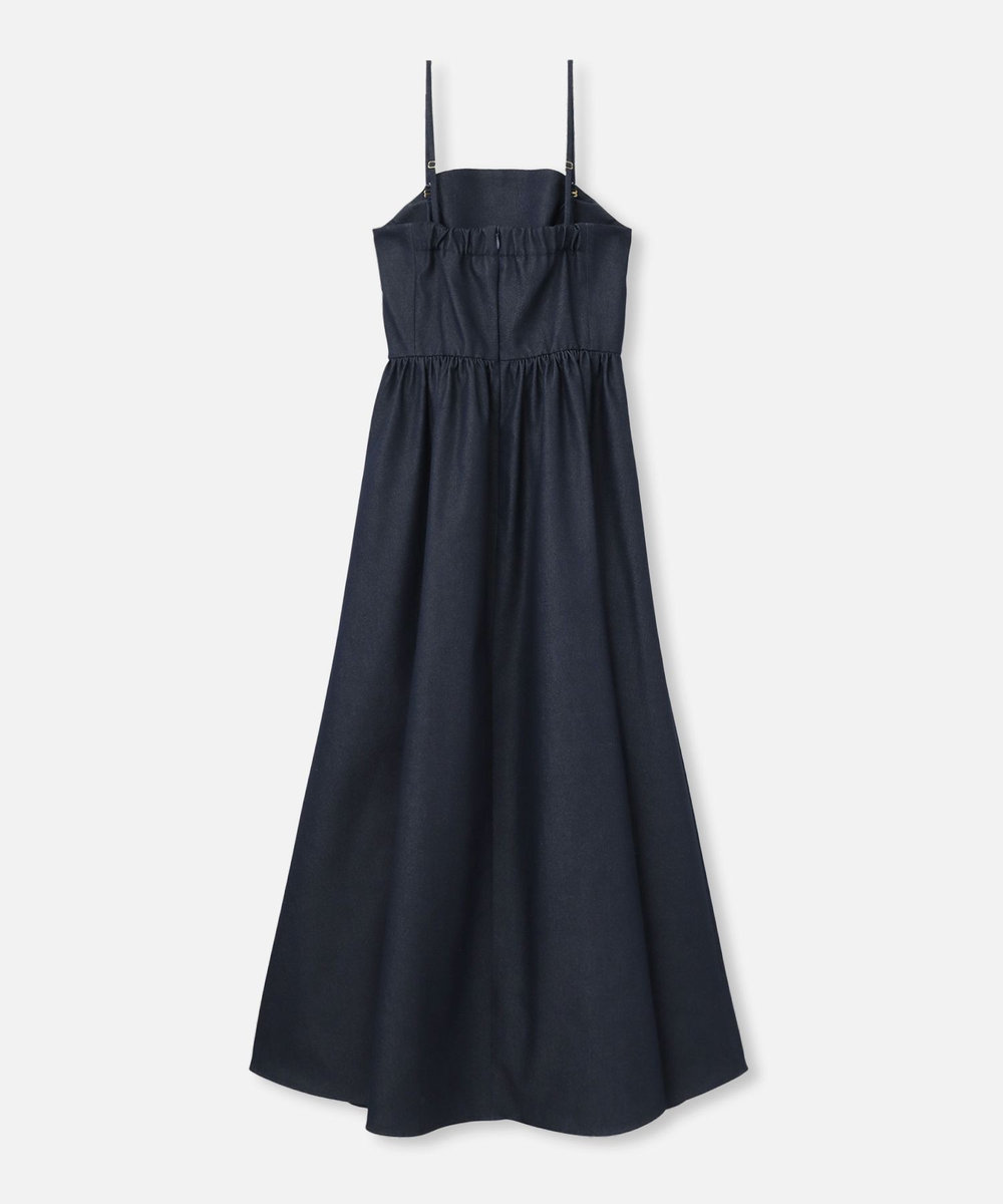 LOULOU WILLOUGHBY ◇シャンブレーベアワンピース ネイビー (65)