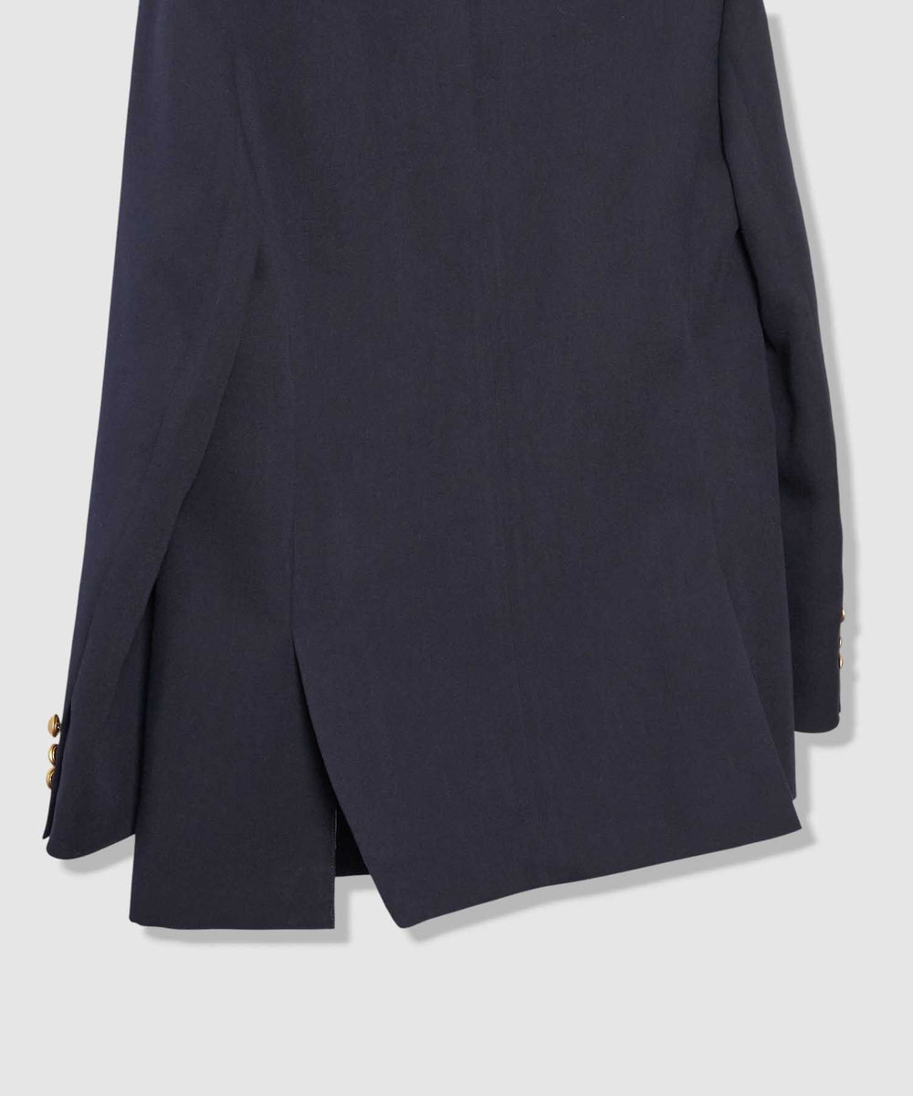 allureville マットクロスダブルジャケット ネイビー (65)