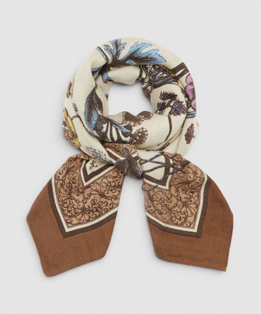buying 【manipuri(マニプリ)】manipuri×allureville INDIA STOLE ダークブラウン (82)