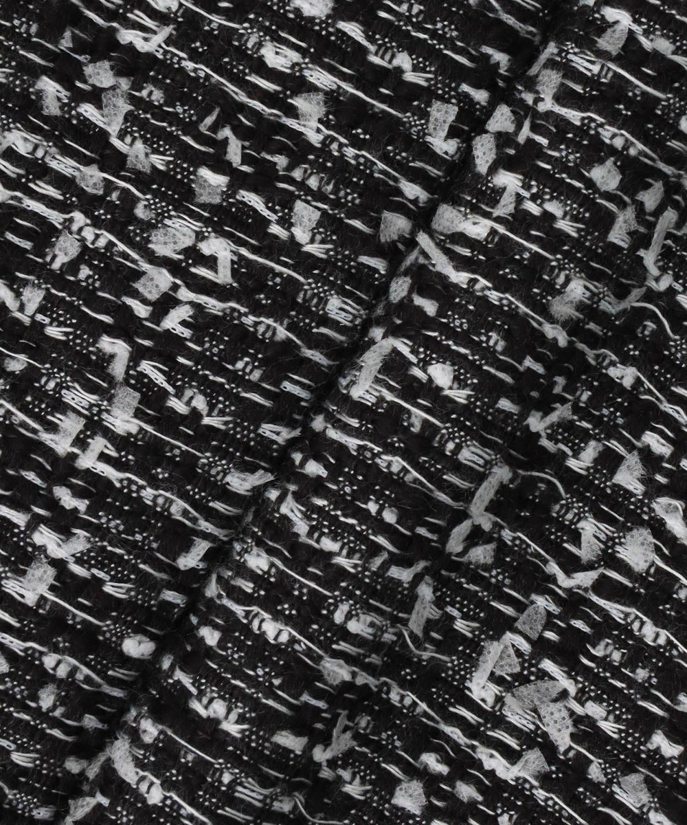 allureville ニュアンスタイトツィードスカート ブラック系 (98)