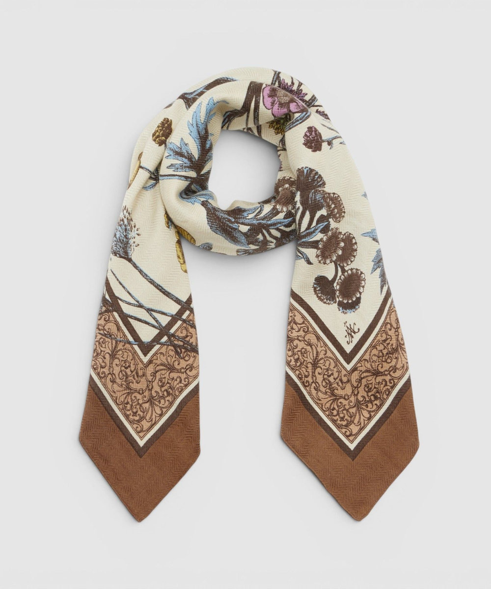 buying 【manipuri(マニプリ)】manipuri×allureville INDIA STOLE ダークブラウン (82)