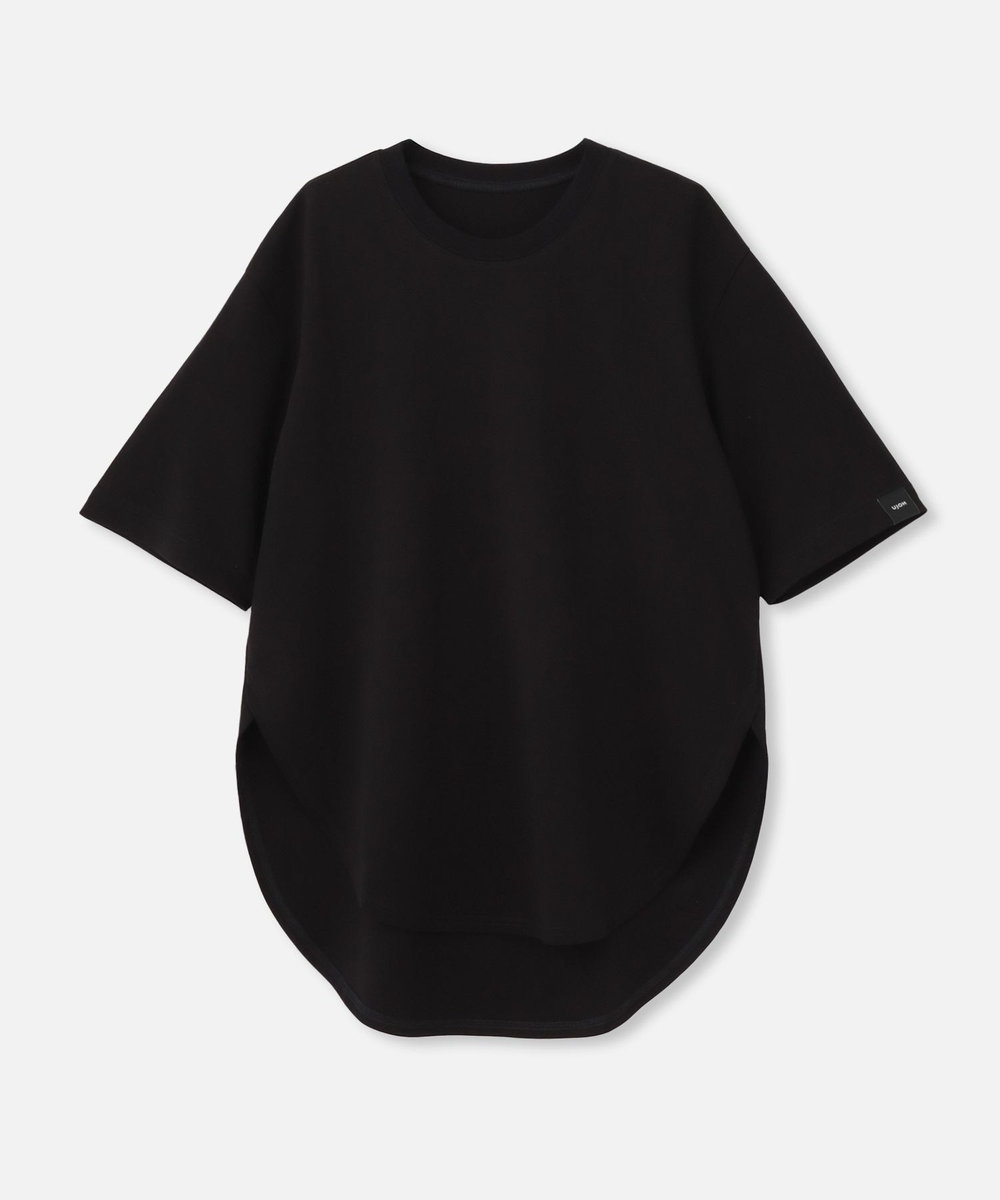buying 【UJOH(ウジョー)】 CURVE HEM HALF SLEEVE T ブラック (95)