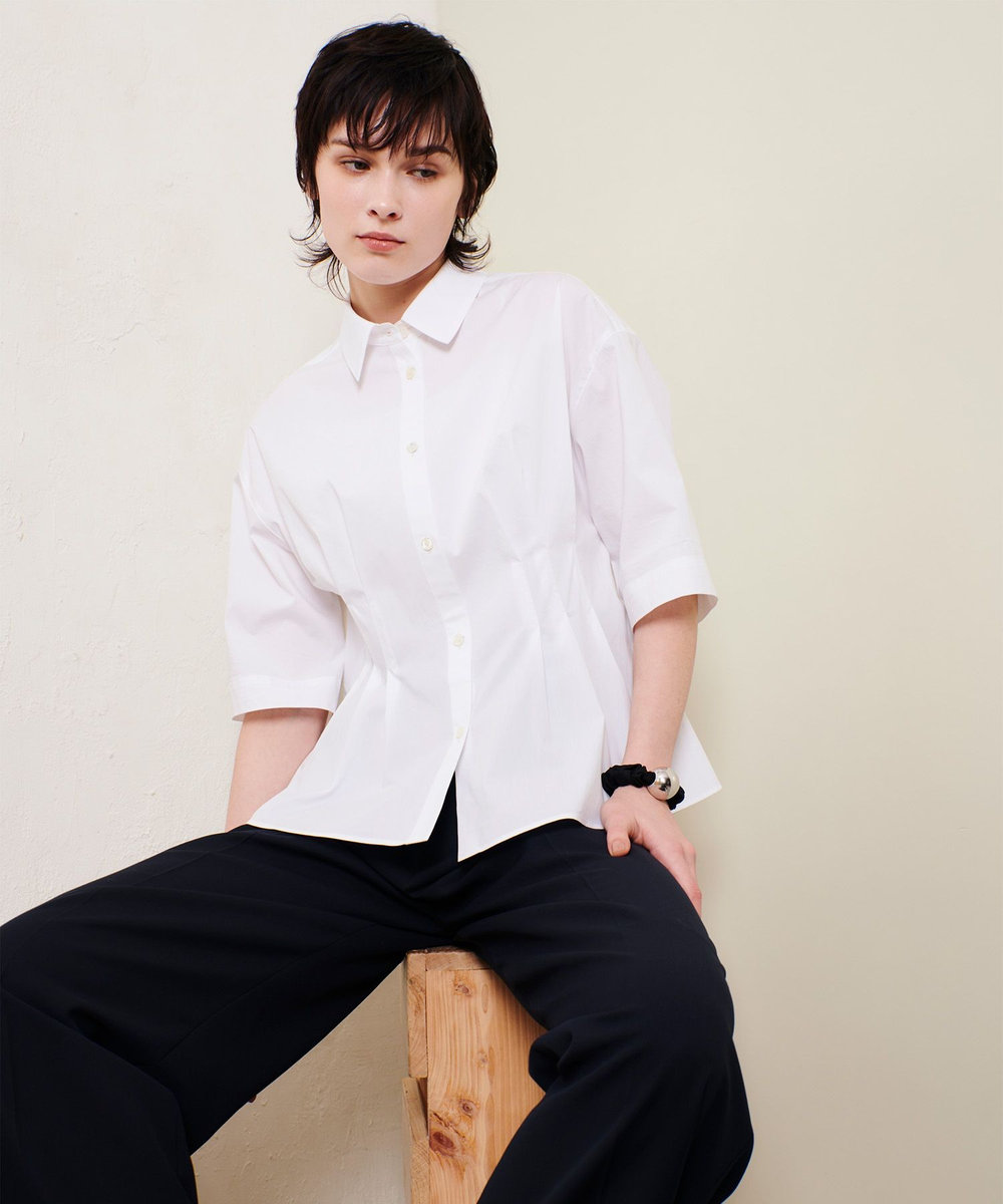 タイプライタータックペプラムシャツ|allureville OFFICIAL SITE