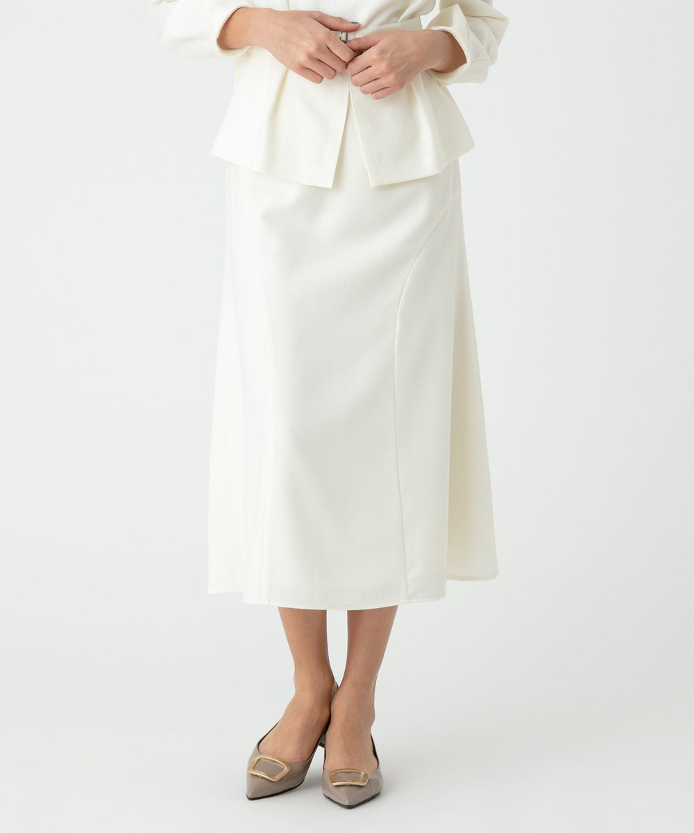 セットアップ対応商品】Wジョーゼットソフトマーメイドスカート
