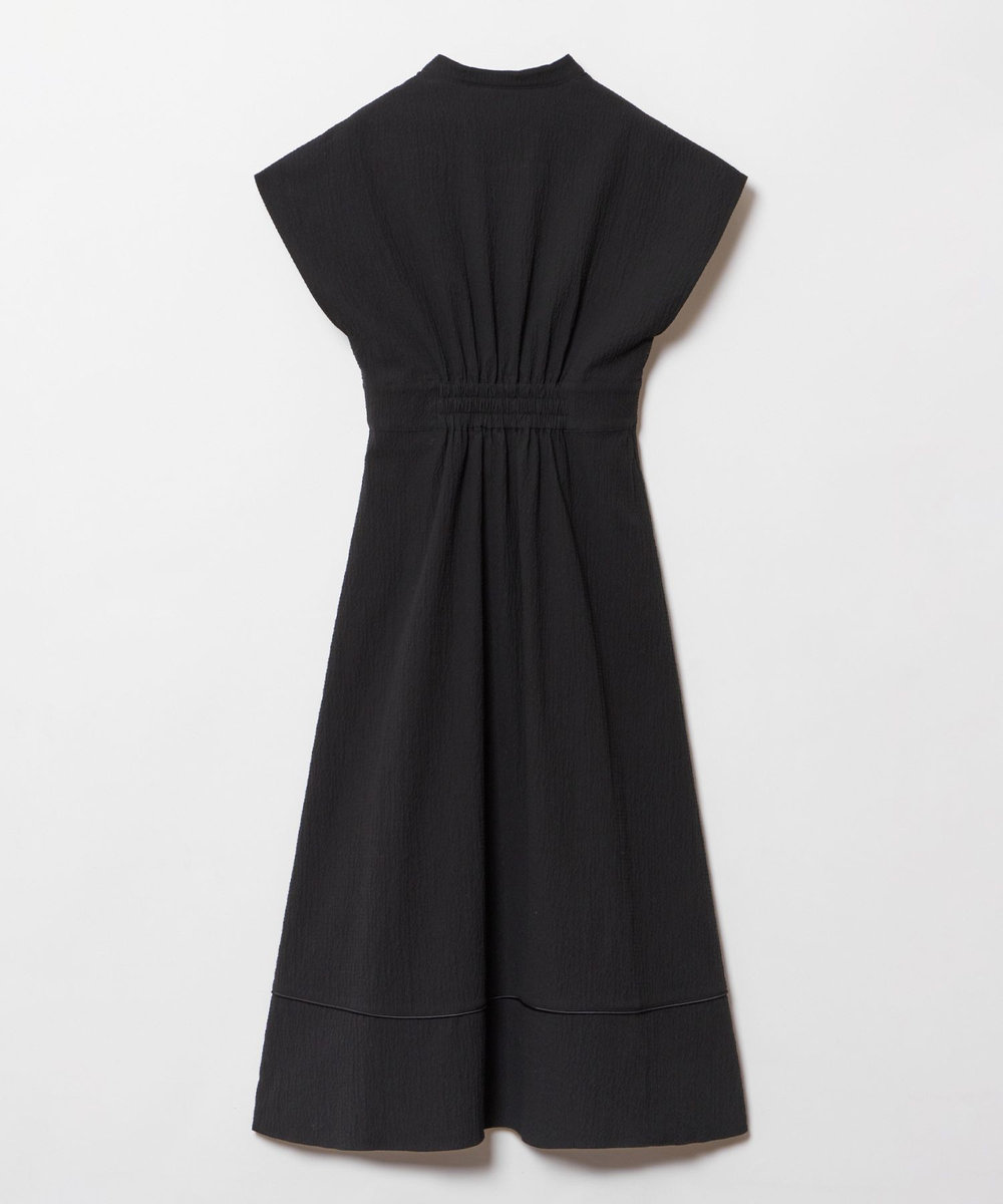 LOULOU WILLOUGHBY 【LOULOU WILLOUGHBY】リップルタックワンピース ブラック (95)