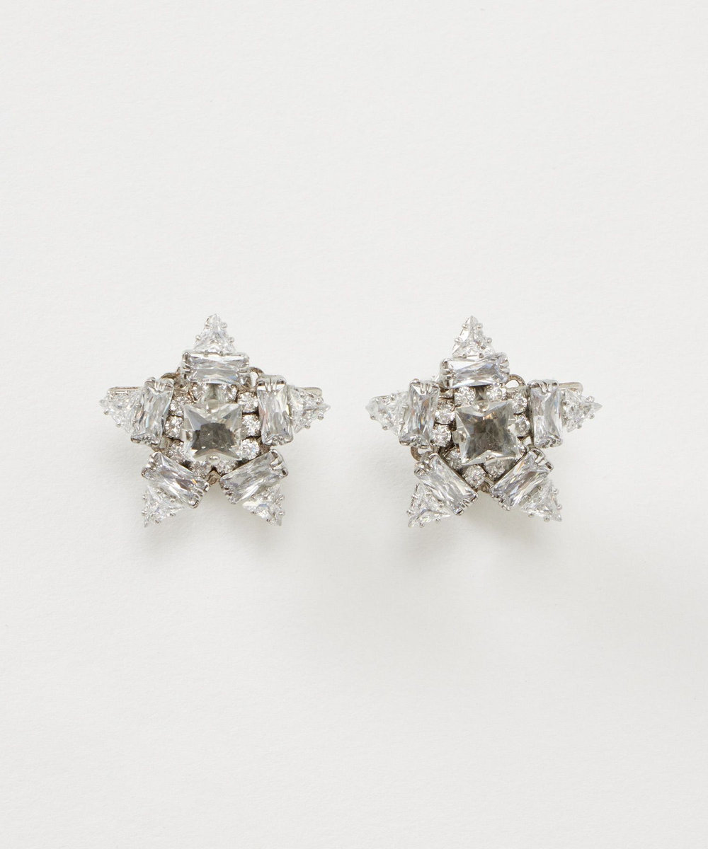 buying 【RADA(ラダ)】STAR BIJOU EARRINGS クリア (00)