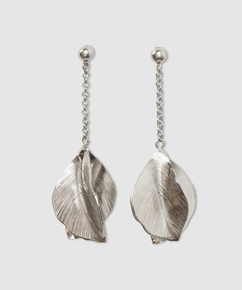 buying 【ZUBELDIA Paris( ズベルディア パリス)】 MAGNOLIA PENDANT EARRINGS シルバー系 (89)