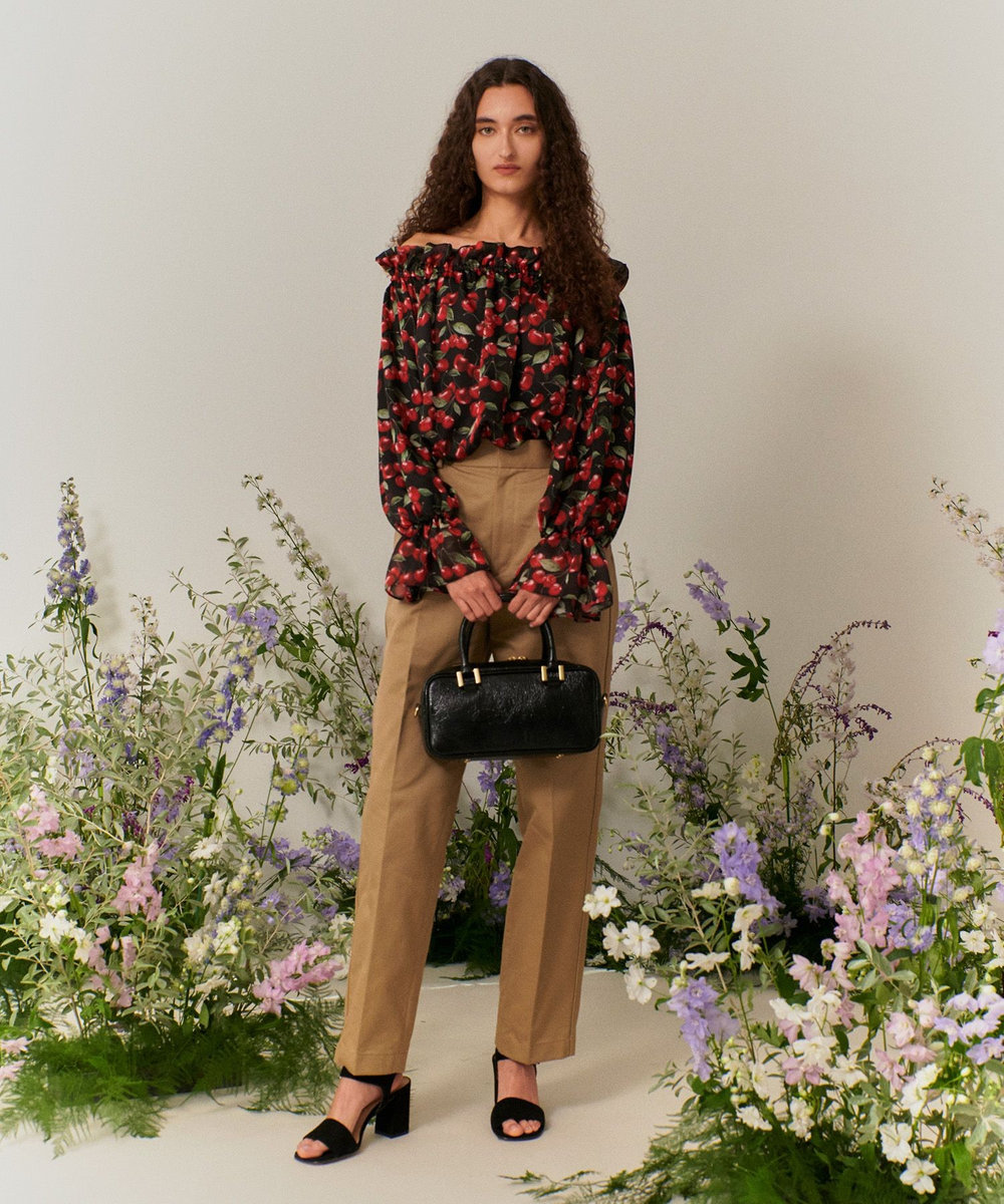 LOULOU WILLOUGHBY 【LOULOU WILLOUGHBY】タックチノパンツ ベージュ (11)