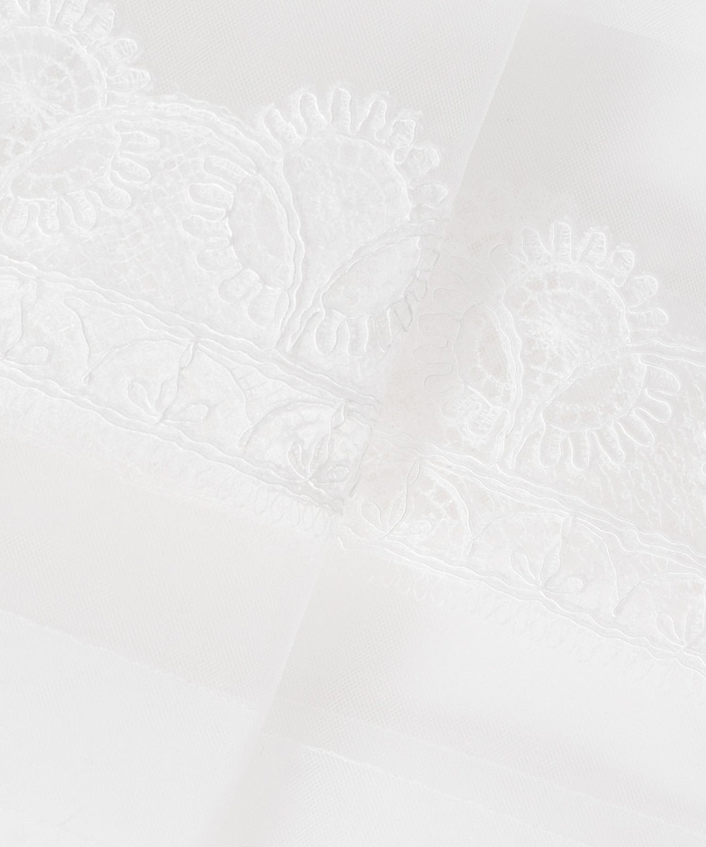 LOULOU WILLOUGHBY 【LOULOU WILLOUGHBY】チュールレースブラウス ホワイト (01)