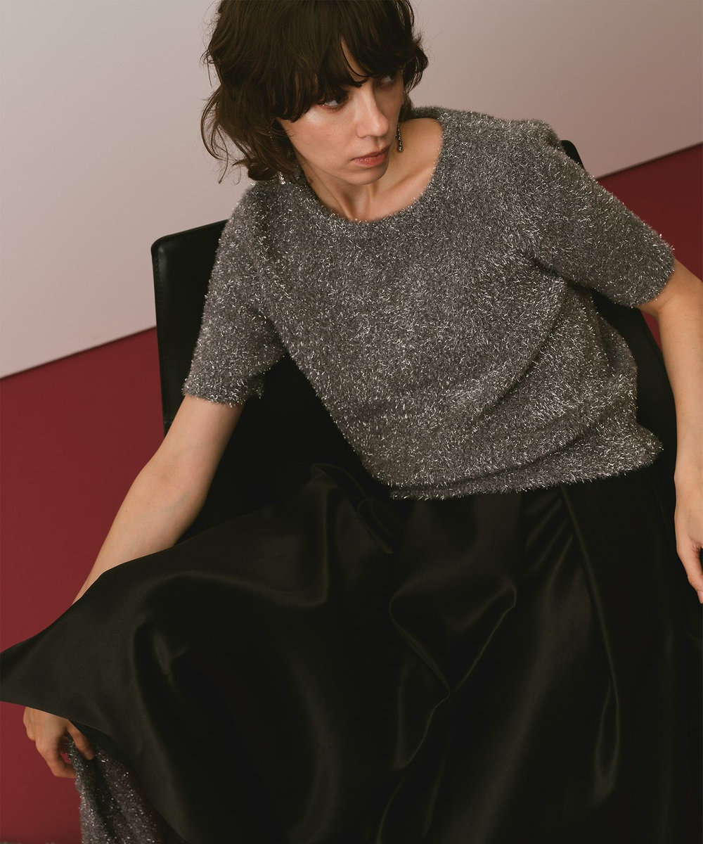 ショートシャギーラメプルオーバー|allureville OFFICIAL SITE