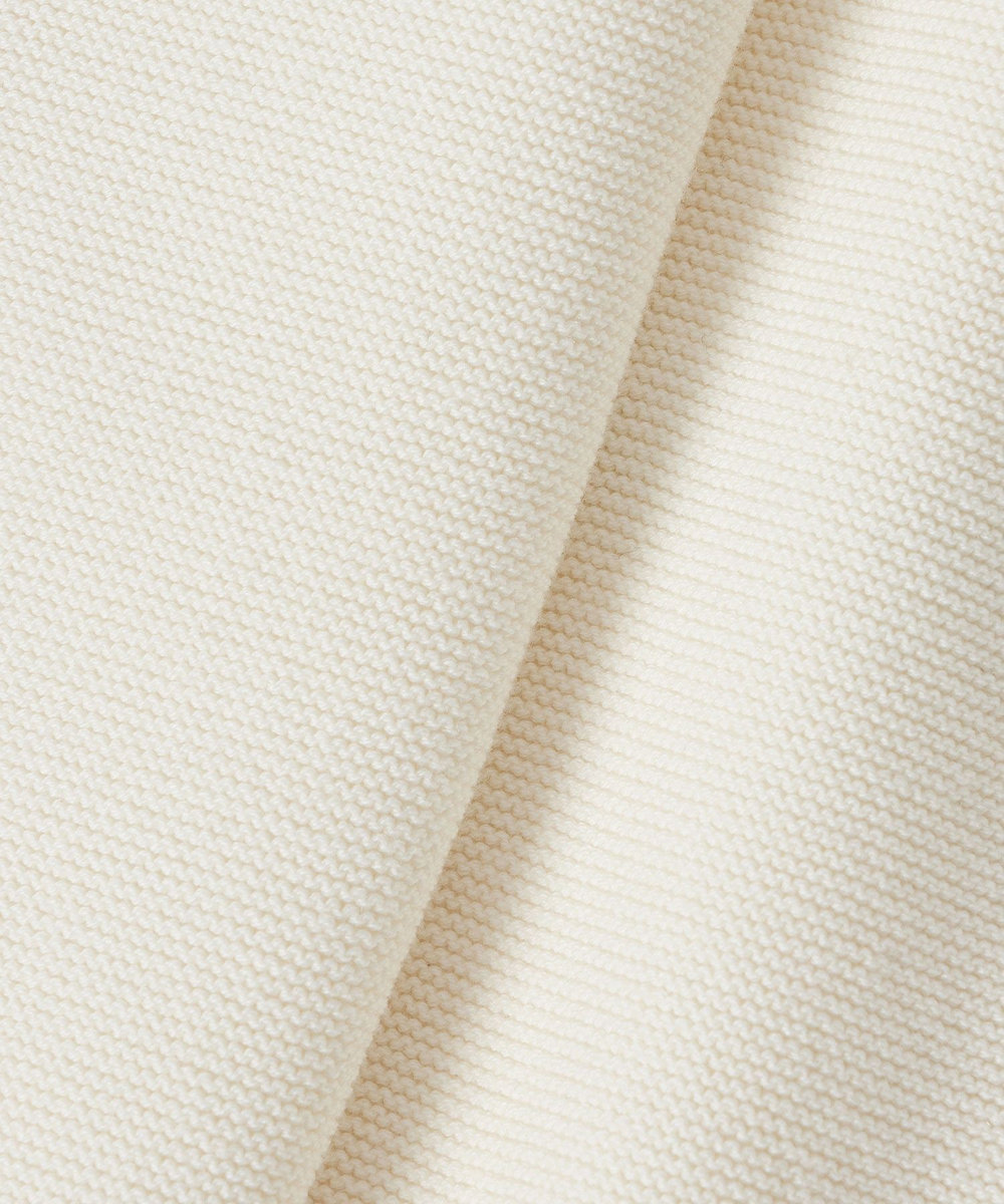 allureville ガーターノーカラーニットジャケット アイボリー (04)