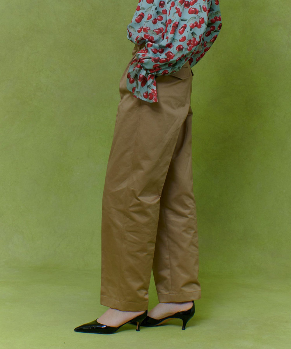 LOULOU WILLOUGHBY 【LOULOU WILLOUGHBY】タックチノパンツ ベージュ (11)