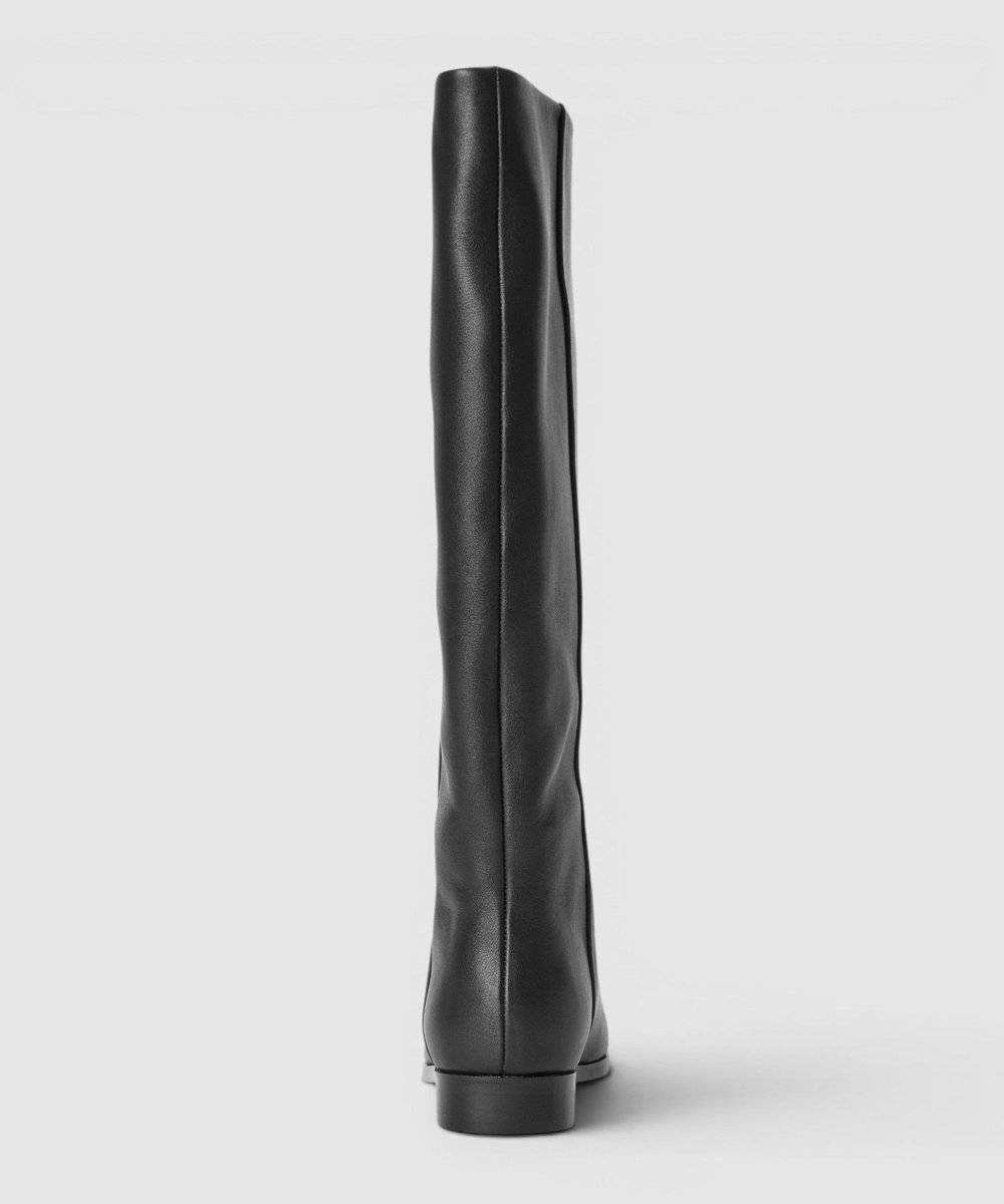 allureville ポインテッドロングブーツ ブラック (95)