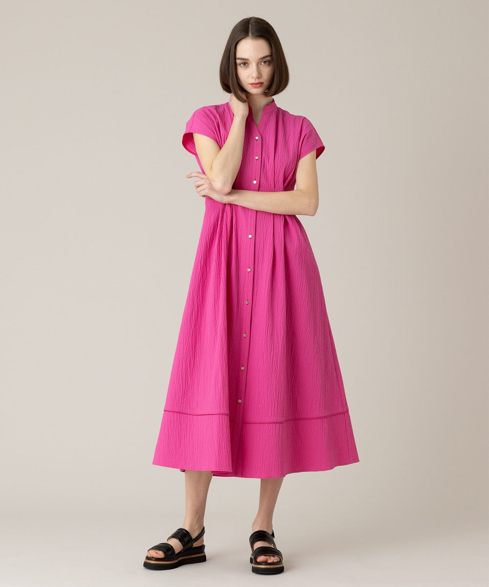 LOULOU WILLOUGHBY 【LOULOU WILLOUGHBY】リップルタックワンピース ピンク (41)