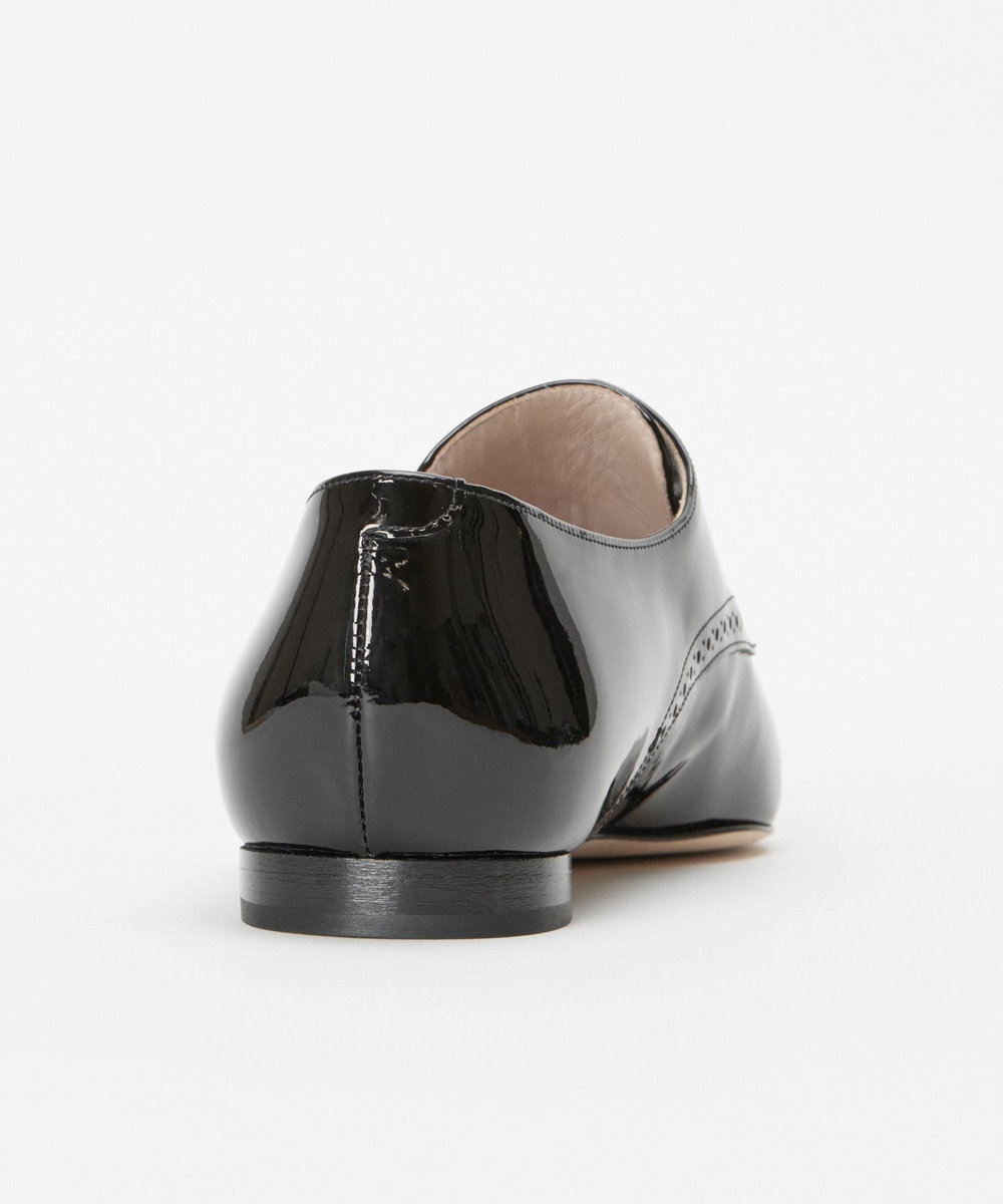 buying 【NEBULONI E.(ネブローニ)】 POINTED LACE UP SHOES ブラック (95)