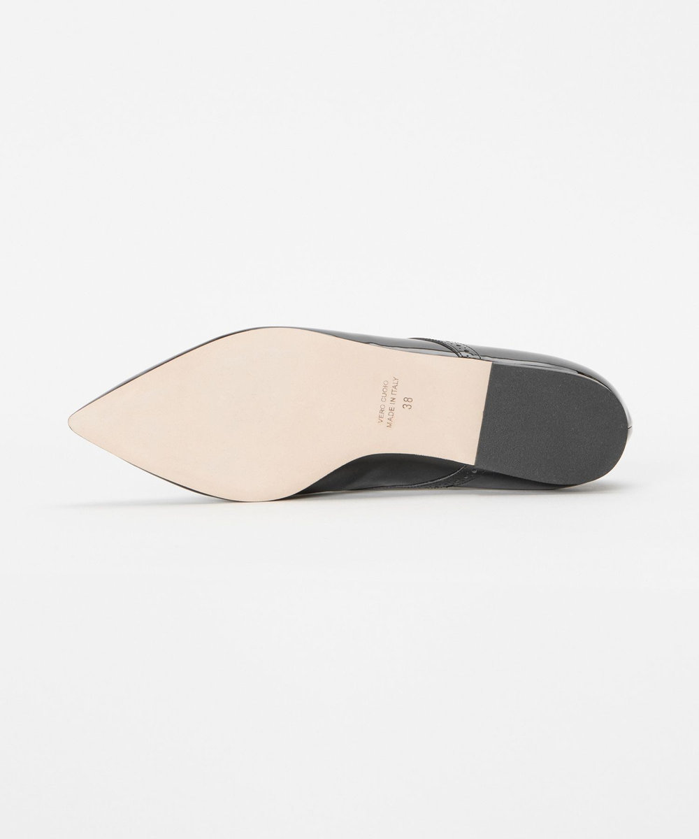 buying 【NEBULONI E.(ネブローニ)】 POINTED LACE UP SHOES ブラック (95)