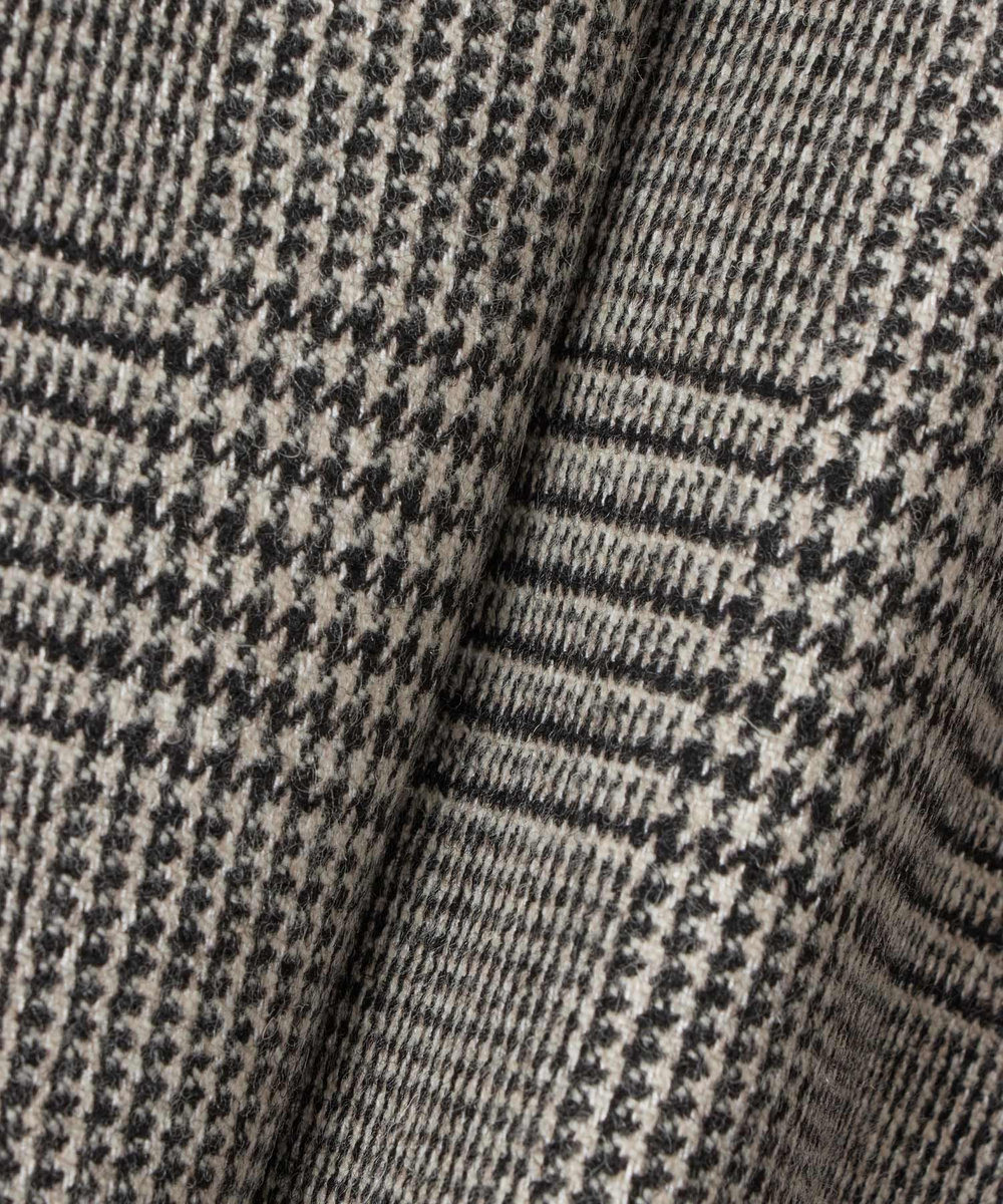 allureville CHIC TWEEDダブルジャケット ブラック (95)