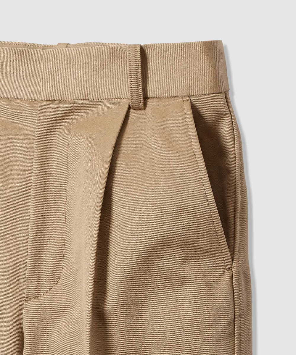 LOULOU WILLOUGHBY 【LOULOU WILLOUGHBY】タックチノパンツ ベージュ (11)