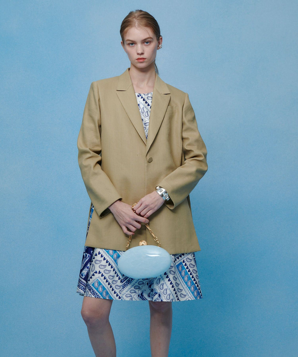 buying 【CULT GAIA(カルト ガイア)】EVIANA クラッチバッグ ライトブルー (62)