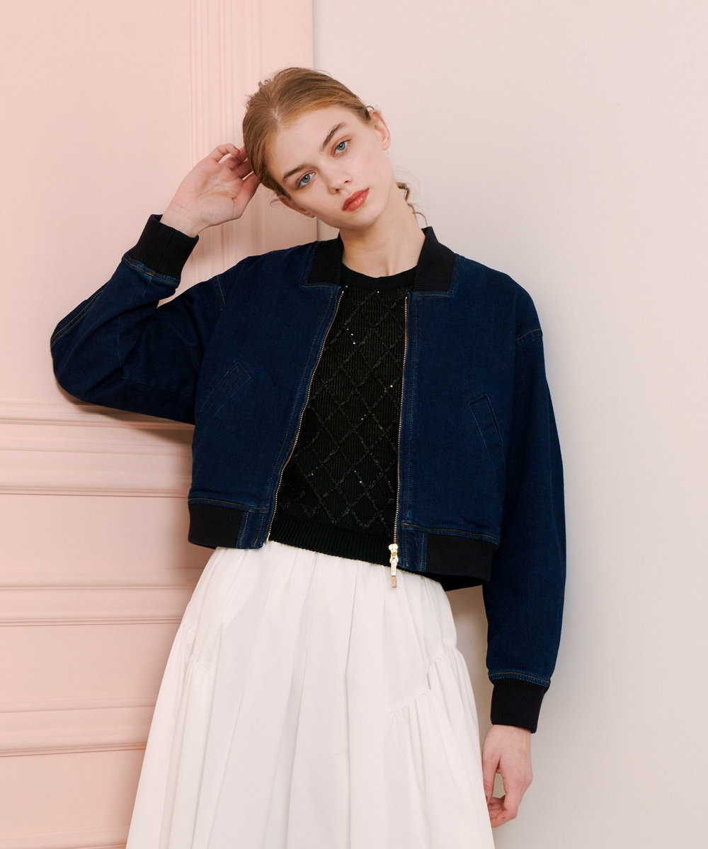 LOULOU WILLOUGHBY】デニムブルゾン|allureville OFFICIAL SITE