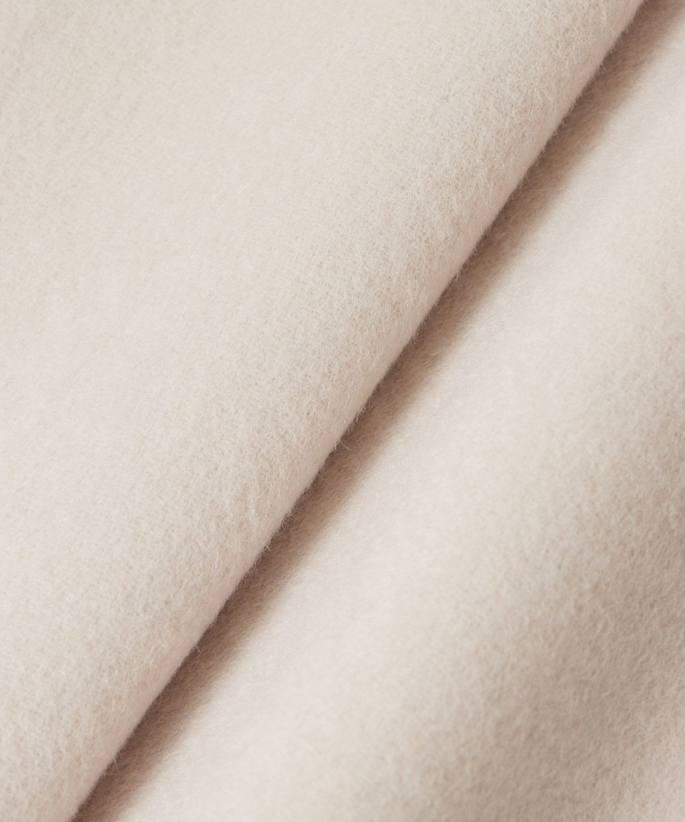 allureville カシミヤ混リバービックショールコート ベージュ (11)