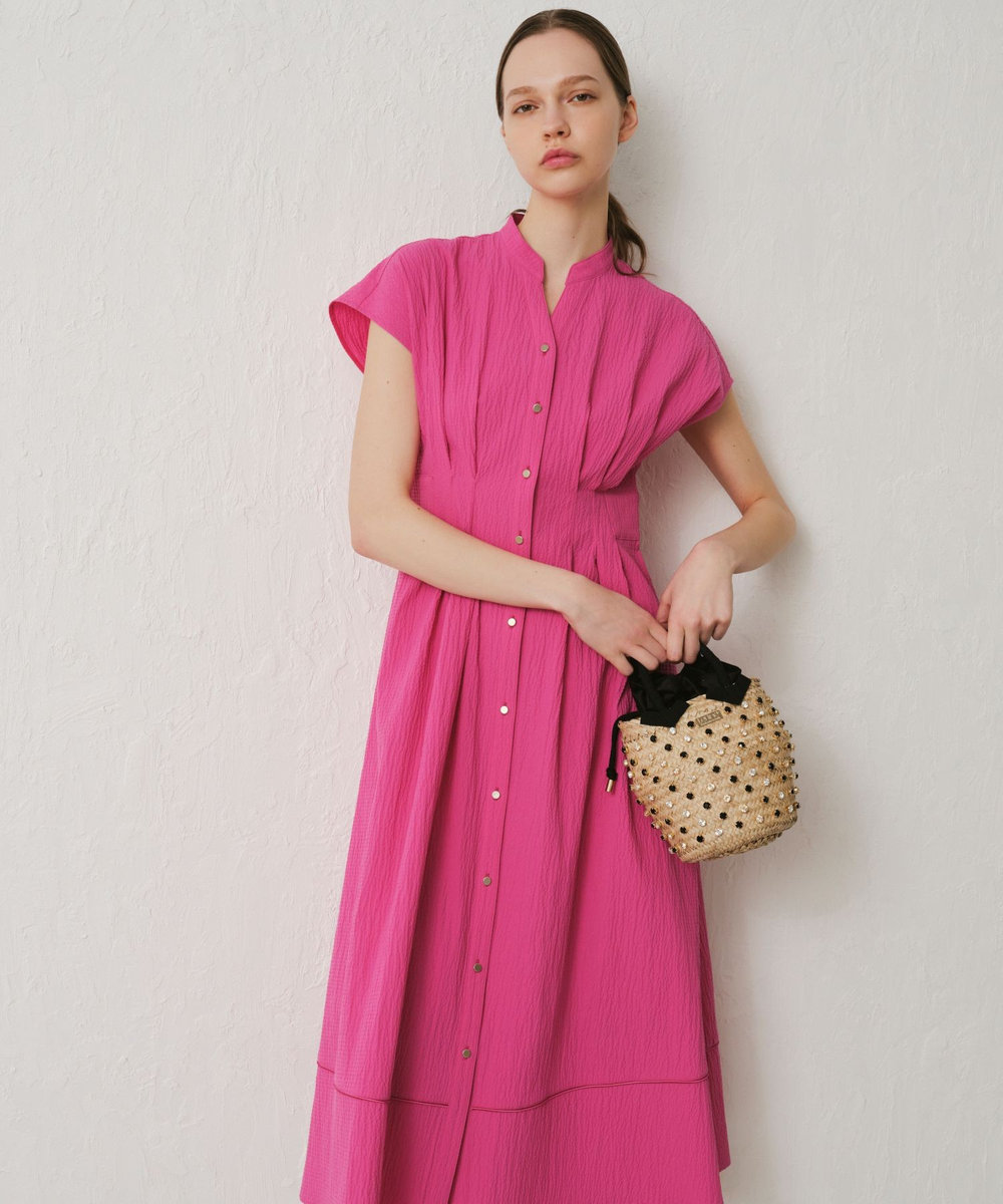 LOULOU WILLOUGHBY】リップルタックワンピース|allureville OFFICIAL SITE / ONLINE  SHOP｜アルアバイル オフィシャル サイト