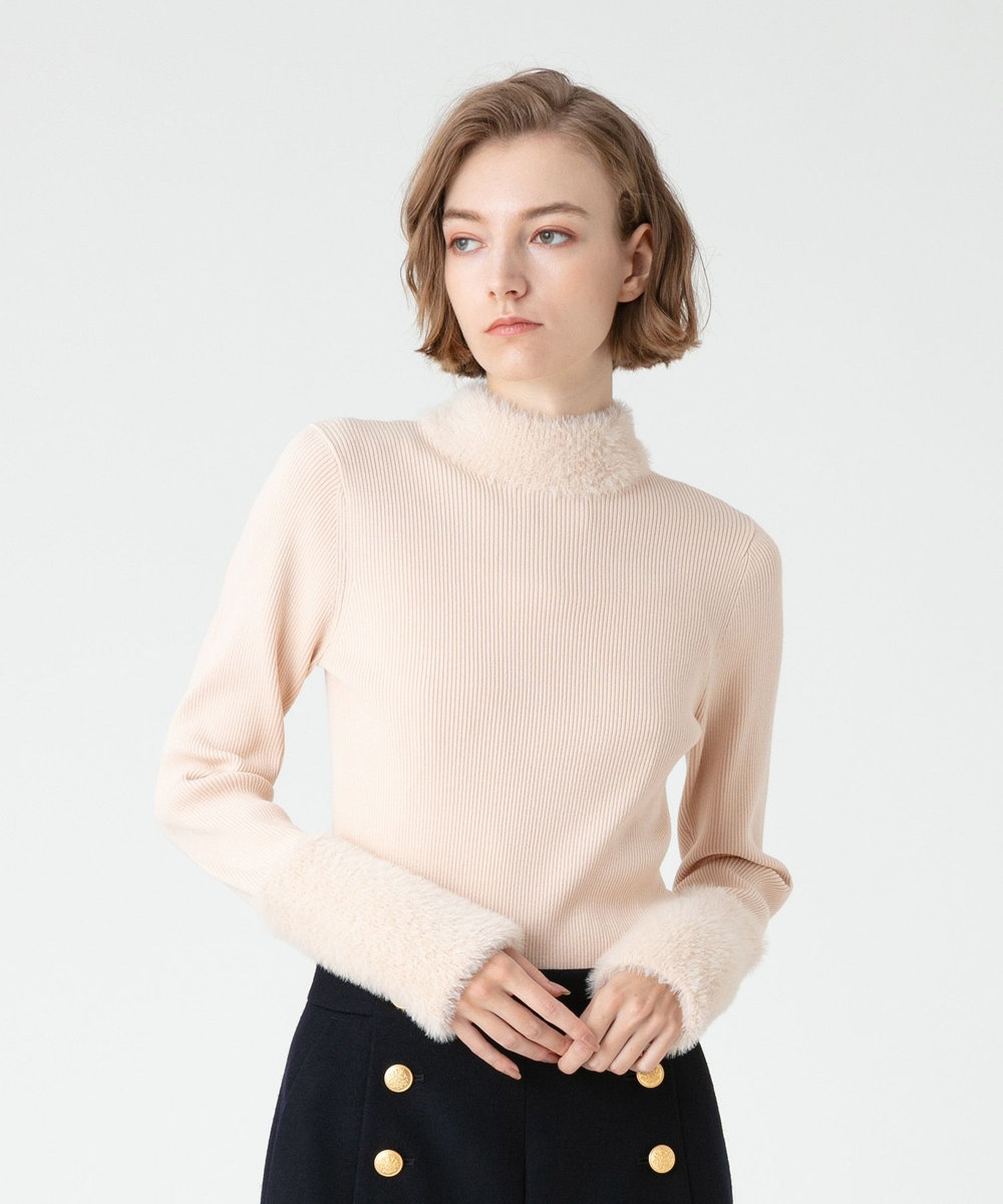 LOULOU WILLOUGHBY】ファーアクセントプルオーバー|allureville