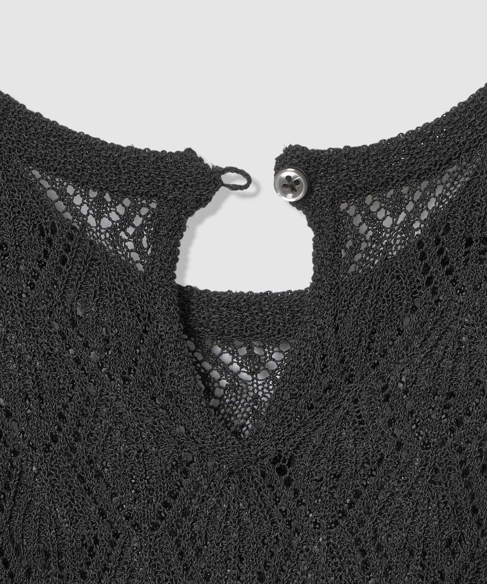 allureville レースニットワンピース ブラック (95)