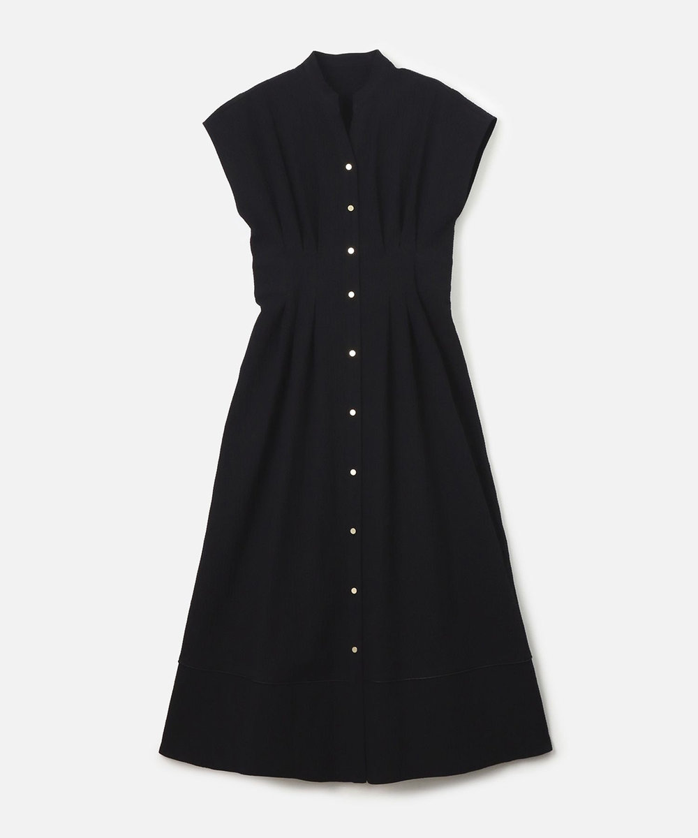 LOULOU WILLOUGHBY 【LOULOU WILLOUGHBY】リップルタックワンピース ブラック (96)