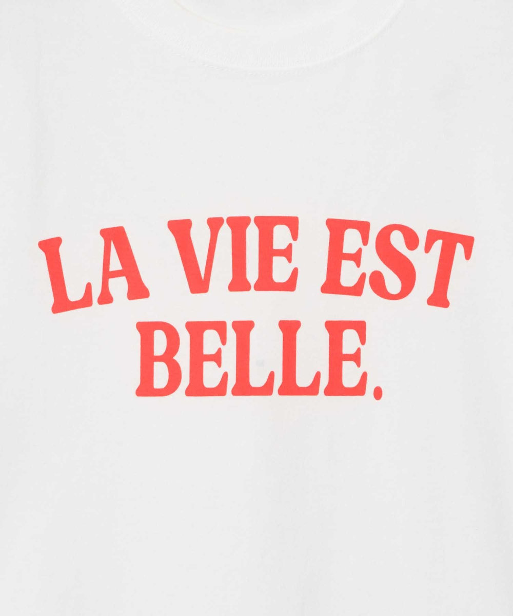 allureville WEB ルミネ別注 ロゴプリントＴシャツ オフホワイト (02)