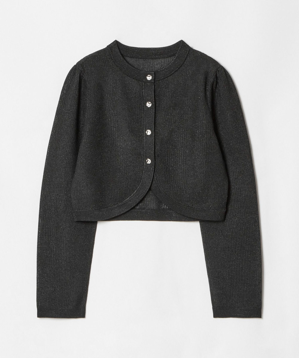 LOULOU WILLOUGHBY 【LOULOU WILLOUGHBY】ラメボレロ ブラック (95)